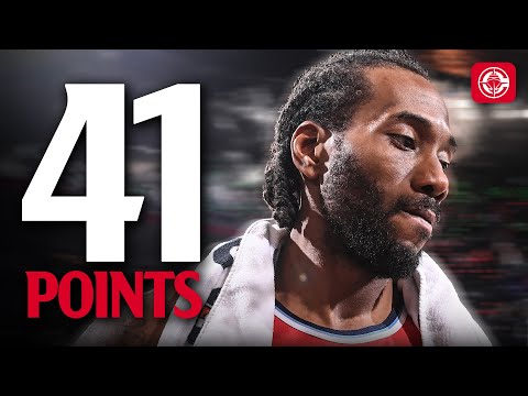 Kawhi Leonard COOKING Season-High 41 PTS vs Rockets 🦾