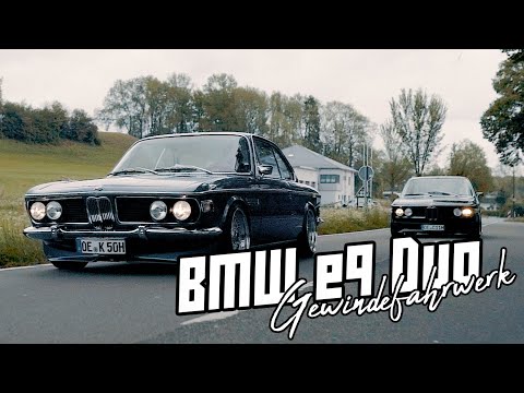 2x BMW E9 3.0 CSI - Gewindefahrwerk ≡ H&R