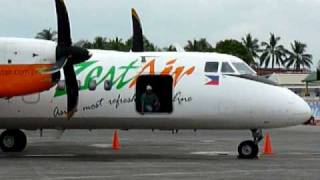 preview picture of video 'RP-C8896 , Xian MA-60 @ Zest Air , Kalibo Airport , Philippines'