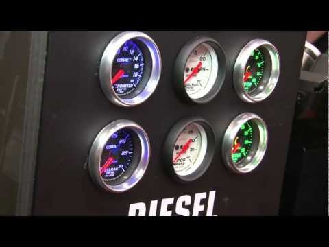 Auto Meter's amazing new Playback Tach, Vintage Series Gauges & Mounting Solutions at SEMA 2011