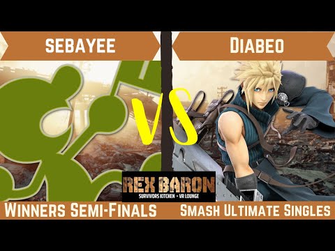 Rex Baron 9 Winners Semi Finals - sebayee (Mr. Game & Watch) Vs. Diabeo (Cloud)