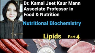 Download Lagu Nutritional Biochemistry , B.H.Sc Part 2 : Lipids Part 4 Thumbnail