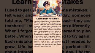 Learn From Mistake  #redditstories #boostyourconfidence #improveenglish #positivethinking