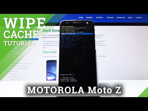 How to Wipe Cache in Motorola Moto Z – Remove Cache Files