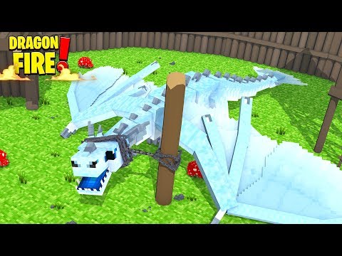 FROSTY THE DRAGON IS GROWING! - Minecraft DragonFire