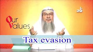 Tax evasion | Sheikh Assim Al Hakeem