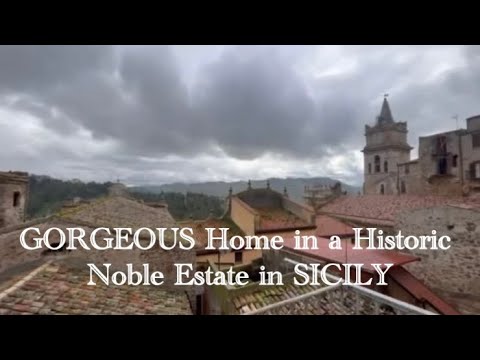 Tour this GORGEOUS Home for sale in a Historic Noble Palazzo in SICILY