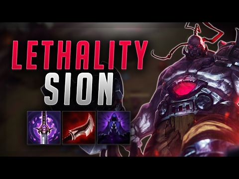 INSANE DAMAGE ON NEW FULL LETHALITY SION BUILD! - Troll Builds That Work #15