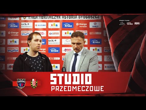 Studio przed meczem z Twardymi Piernikami Toruń