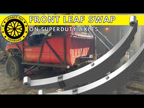 Super Duty Axle + Leaf Spring Swapping my 2000 Dodge Ram || Legacy 4x4 and Off-Road
