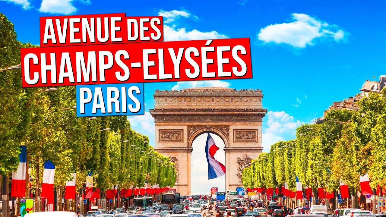 Experience the cinematic splendor of the Champs-Elysees.