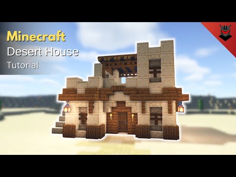 Minecraft: How to Build a Desert House | Desert Survival House (Tutorial)