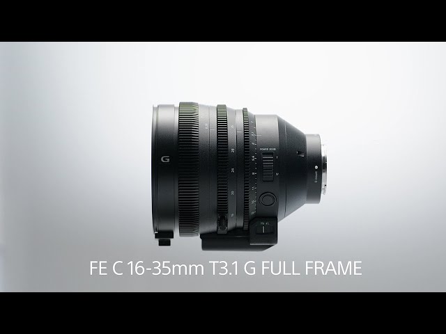 Vidéo SONY FE C 16-35 mm T3.1 G