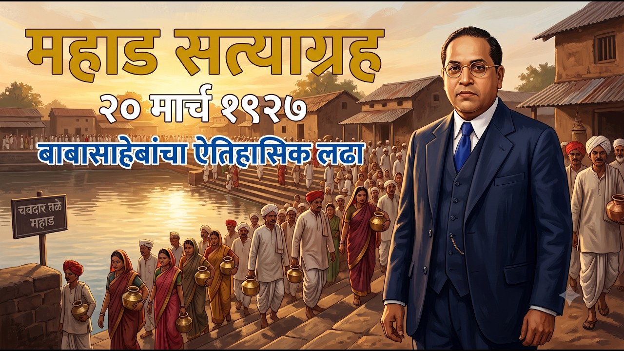 # महाड सत्याग्रह १९२७ | डॉ. बाबासाहेब आंबेडकर | मराठी 2D ऐतिहासिक माहितीपट