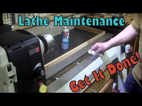 Gotta Do It! 😝 Wood Lathe Maintenance - Wood Turning