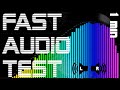 1 Minute Audio Test For Stereo Speakers Headphones