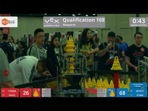 2018 VRC Res Q168 - 17090A 2442C vs 49181T 4148A - 57 to 108