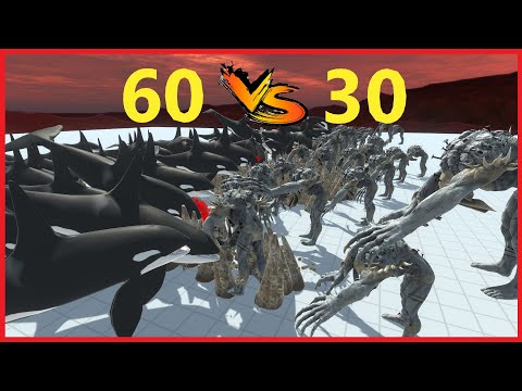30x SCOURGE VS 60x ORCA - ANIMAL REVOLT BATTLE SIMULATOR