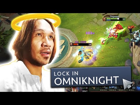 OMNIKNIGHT MID maybe nerfed...but Topson is not!