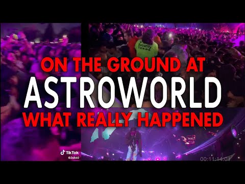 Chaos in the crowd at Astroworld 2021 #astroworld #travisscott #drake #Trainwreck