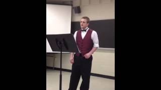 Alec Anderson sing Love Leads to Battle 2013