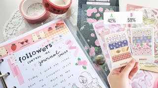 Instagram Followers Control My Journal Spread - Indonesia (click CC for Eng Sub)