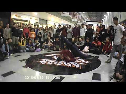 Bboy hansell final openig cypher chile 2019