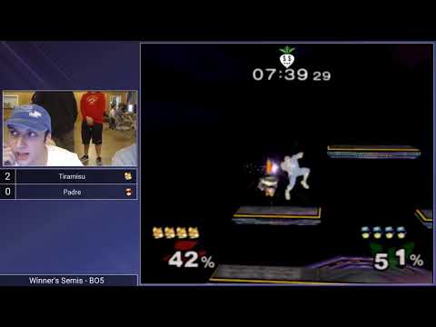 MMOM170 SSBM - HoG | Tiramisu (Fox) vs. Padre (C. Falcon) - Melee WSF