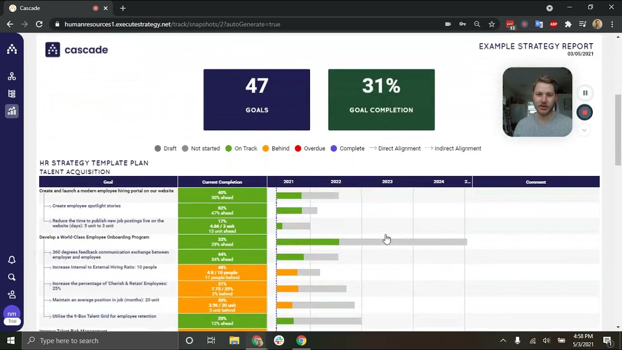 HR Strategy Template - Cascade