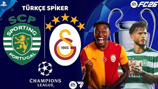 🔥 FC 26 | Sporting CP 🆚 Galatasaray | Şampiyonlar Ligi 1. Hafta | PS5 