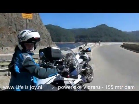 Transfagarasan highway Romania on BMW R1200GS Topgear World best driving road Carpathian mountains L