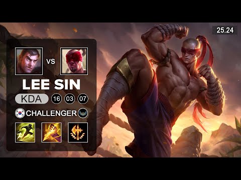 Lee Sin vs Jayce Jungle - KR Challenger - Patch 25.24 Season 15
