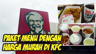 MENU RAHASIA KFC - PAKET MENU DENGAN HARGA MURAH DI KFC