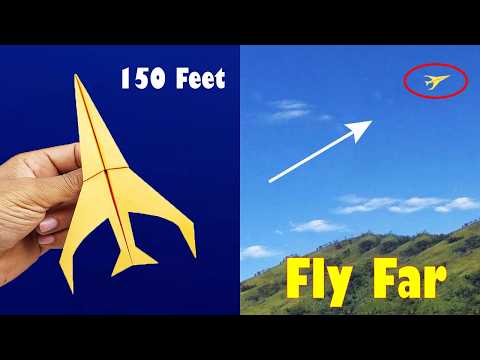 How to Make a Paper Airplane That Flies Over 150 Feet