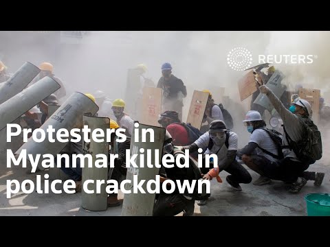 緬甸鎮壓反對政變的抗議活動中數人死亡 (Several dead in Myanmar crackdown on protests against coup)
