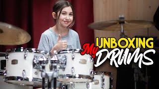 Video thumbnail for Unboxing My New DRUMS - YAMAHA Stage Custom by EllenPlaysBass