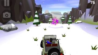 A drunk man in a car crash in snow with Jetpack (MUST WATCH)