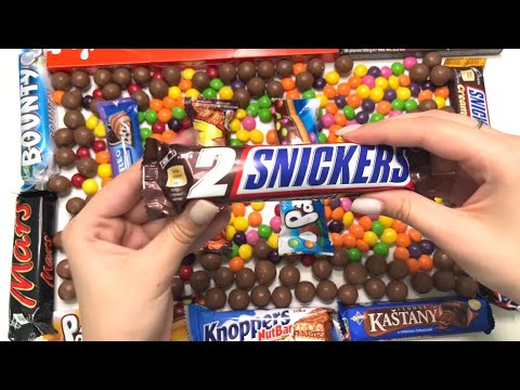 New Some Lot's of Candy Opening - 2-Pack Snickers Chocolate Bar Unboxing - Unpacking Candy ASMR