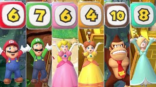 Super Mario Party - All Character Dice Blocks