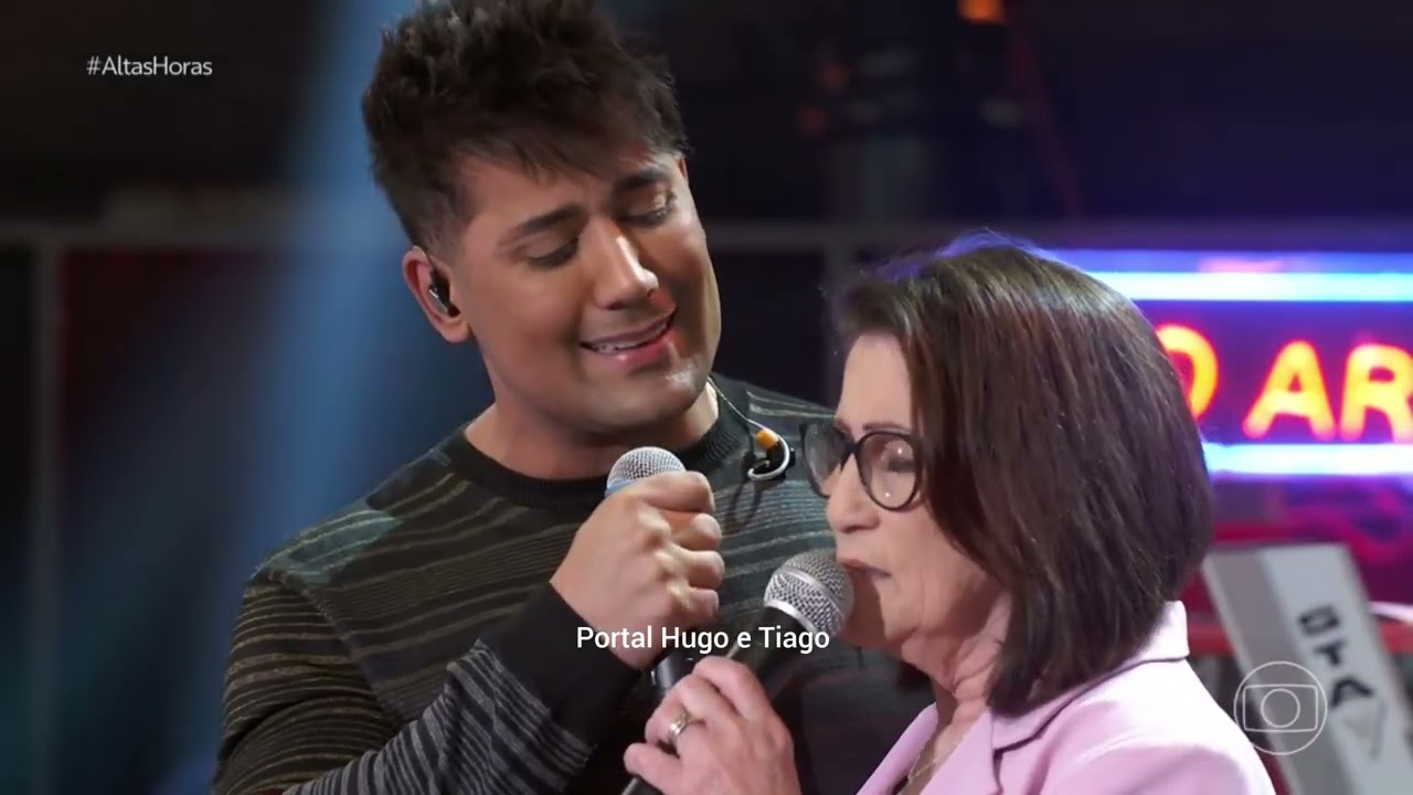 Tiago Piquilo e Maria Iracema cantam "Fogão de Lenha" no Altas Horas