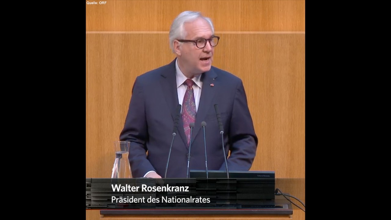 Walter Rosenkranz - 70 Jahre Österreich im Europarat - 8.5.2026