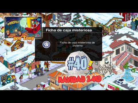 Los Simpson Springfield "Navidad'19: Capítulo 40 - Octava Ficha de Caja Mist. de Invierno" por Tony