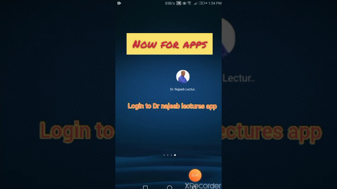 Dr Najeeb lecture video download process in pc and android apps