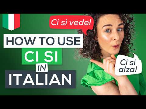 How to use CI SI in Italian Step-By-Step 📚 FREE PDF Cheat-Sheet