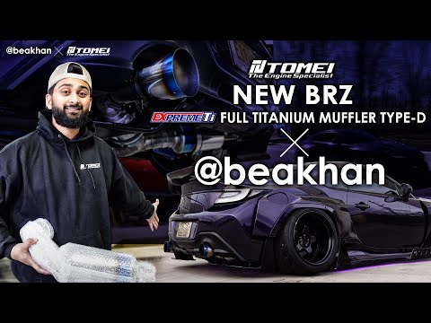 @beakhan BRZ TOMEI Expreme Ti Full Titanium Muffler Type-D Dual