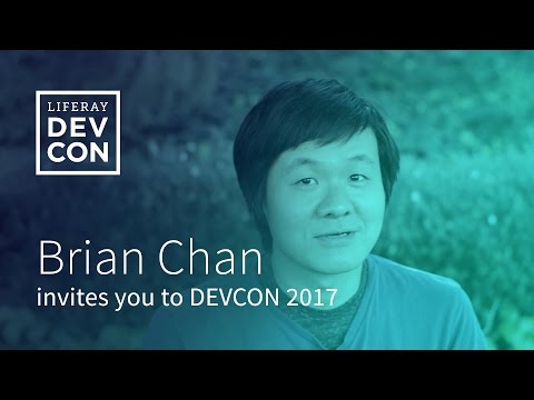 Invitation Brian Chan, Founder & Chief Software Architect, Liferay