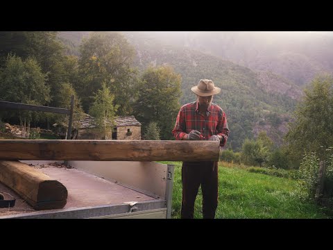#180 Building a stone staircase, Installing lintels, And Ela's birthday