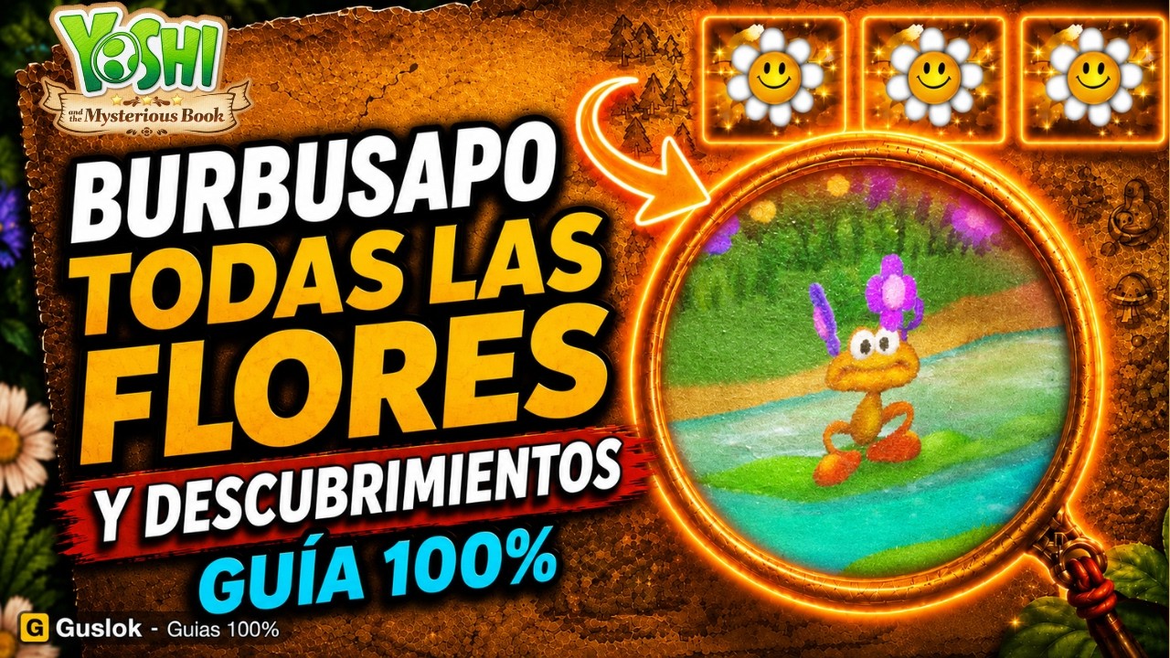 Todos los Coleccionables de Burbusapo 100% | Yoshi and the Mysterious Book Todos los Coleccionables de Burbusapo 100% | Yoshi and the Mysterious Book
