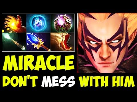 The Invoker That You Dn't Want To Mess With - Miracle With Crazy Team Combo Dota 2
