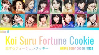 Download lagu AKB48 - Koi Suru Fortune Cookie Color Coded Lyrics (KAN/RON/ENG) mp3